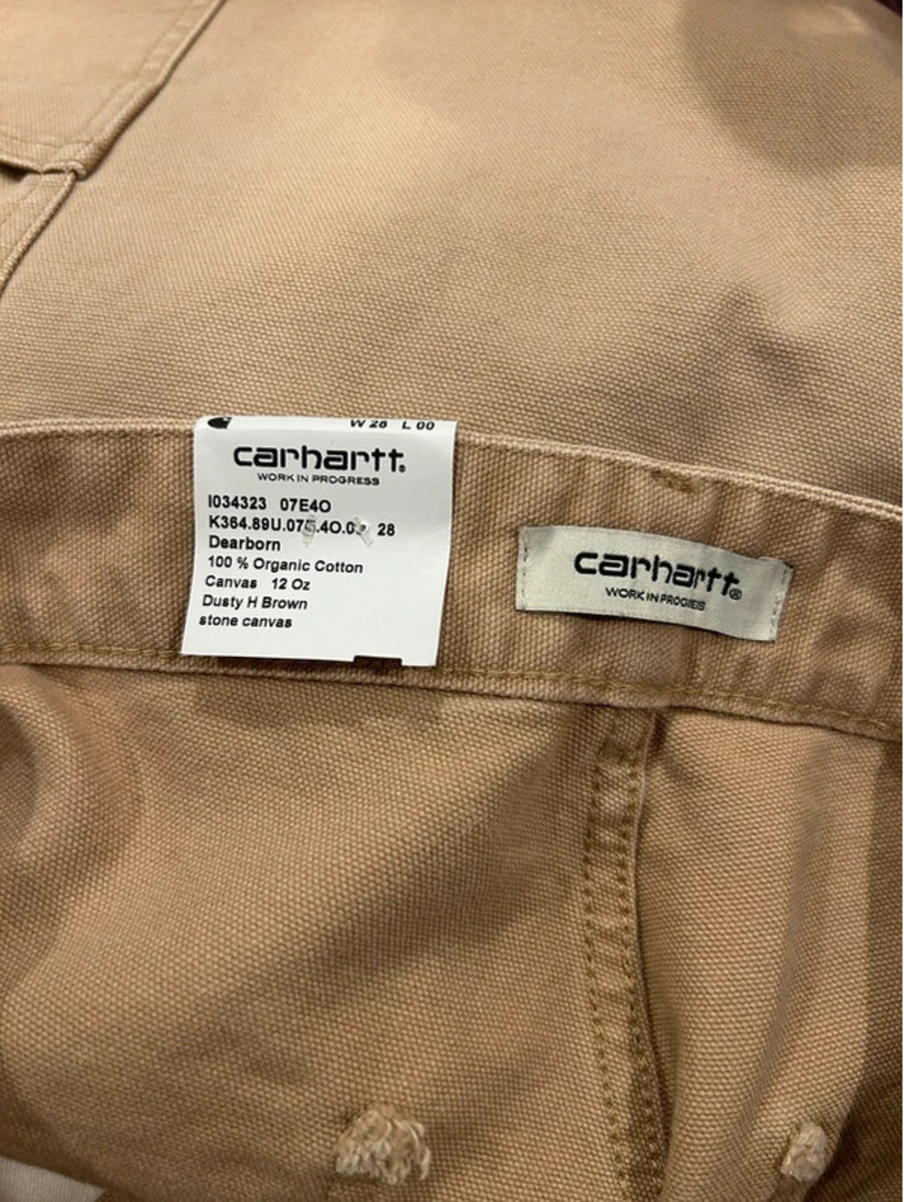 NEW Carhartt Tan Cargo Workwear Straight Leg Pants - Picture 4 of 5